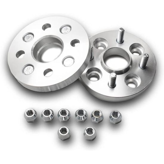 Kit 4 élargisseurs De Voie 2 Pouces Pour Jeep Et Ford - Alliage Aluminium, 5 Boulons, Alésage 82.5mm