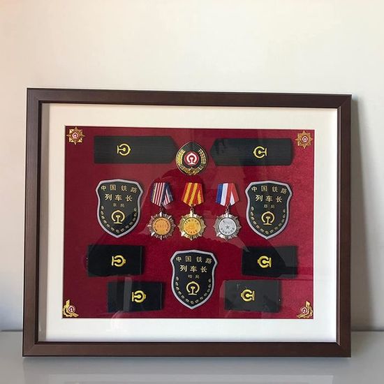 Cadre médaille en Bois,pour médaillesdécorations,épingles,insignes