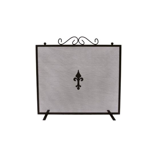 Pare-étincelles De Cheminée 4 Pans - Fer Noir - Occasion