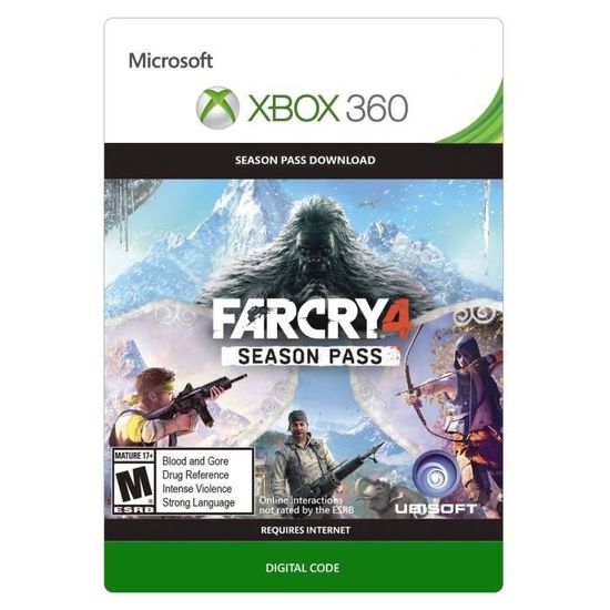 Season Pass Far Cry 4 pour Xbox 360