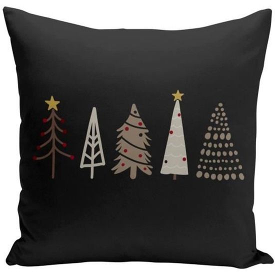 AJW-Kamaca Housse De Coussin 40 X 40 Cm Motif Chevreuils En Hiver De