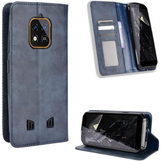 COQUE Custodia Portafoglio Per Oukitel WP18 - Cover Flip In Pelle Con Slot Porta Tessere E Cordino, Motivo Diamante Oro - 5