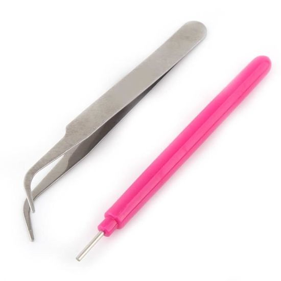 Fdit kit de quilling de papier 1 Set Quilling Paper Rolling Kit Outils fendus règle de pince à