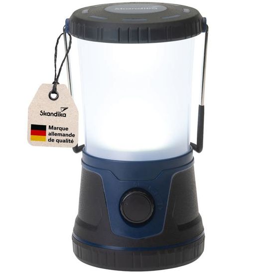 Lanterne de camping LED rechargeable, 1000 lm, 4 modes d'éclairage