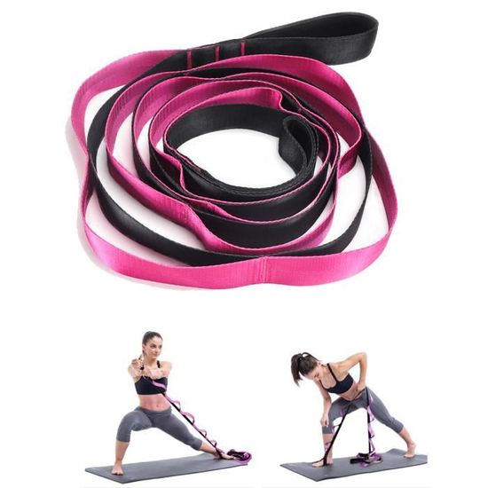 2 Sangles De Yoga Imprimées - Bande élastique Pour étirements Et Transport De Tapis - Fitness, Pilates - 9