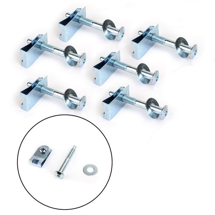 Bed Mounting Hardware 6 Bolt Kit Pour 05-13 ford F150 6 7 Foot Bed 924-313