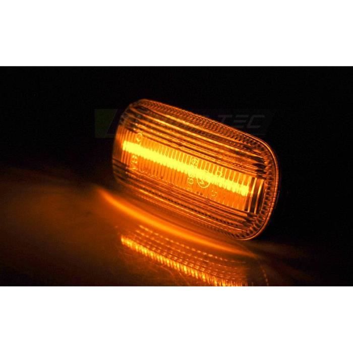 Paire Clignotant Repetiteur Led Audi A4 B7 2004 a 2008 Blanc