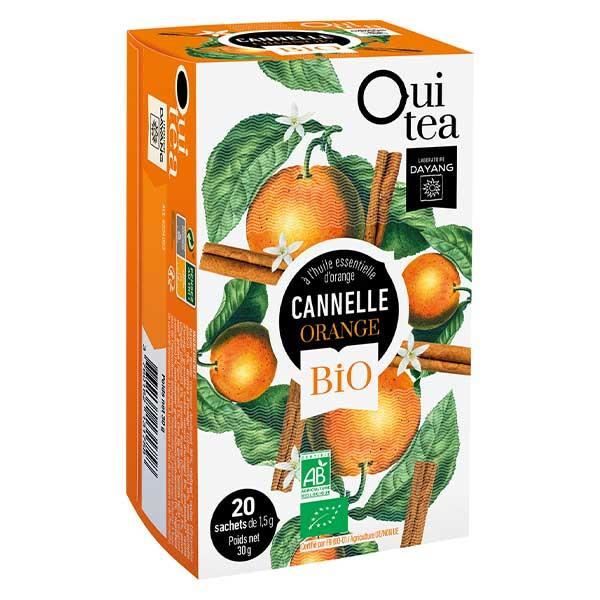 Dayang Thés & Infusions Cannelle Orange Bio 20 infusettes