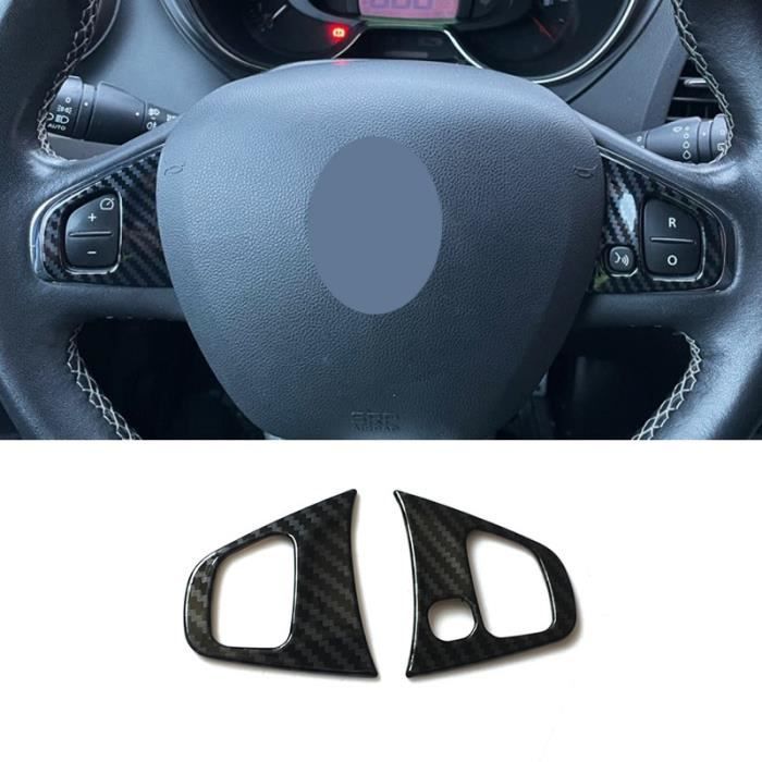 Pour Renault Clio 4 Clio4 2013 14 15 16 17 2018 ABS fibre de carbone voiture direction décoration de r Steering wheel