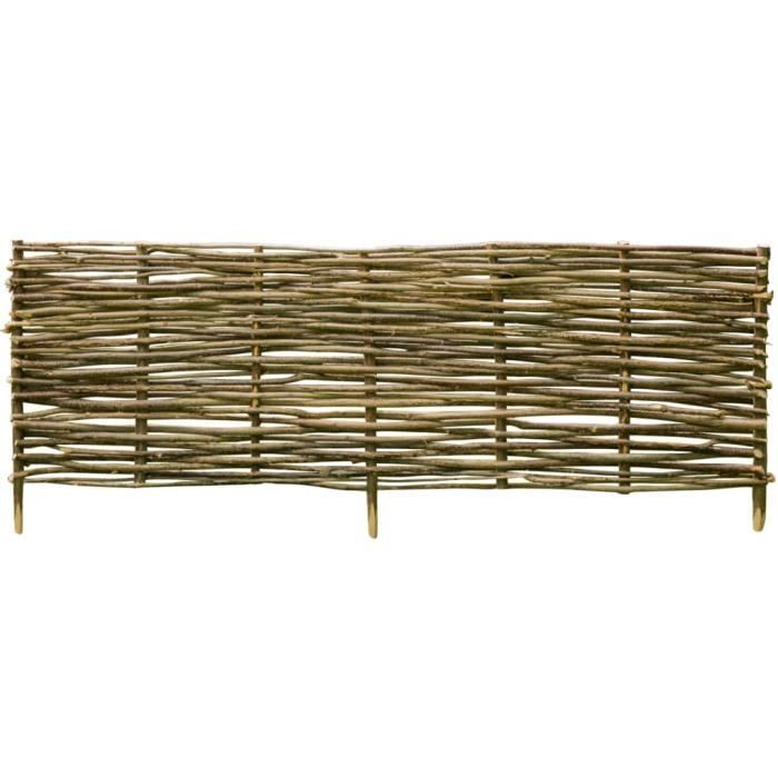 ♫3483 Clôture Classique Brise vue - Clôture de jardin Brise vue Bois de noisetier 150x40 cm MMCZ®
