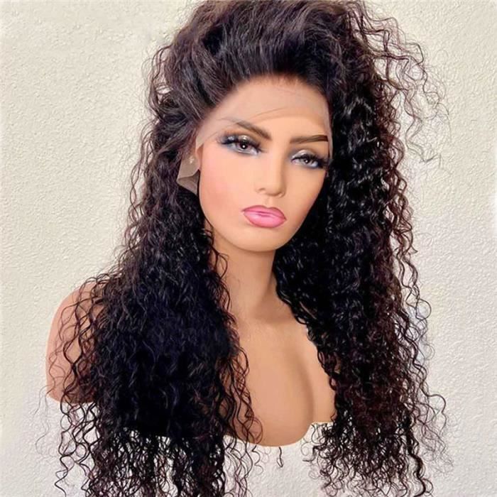Perruque Femme Pas cher 22- Cheveux Naturel bouclée 360 lace frontal 100% Cheveux Humain Gui1o Hair