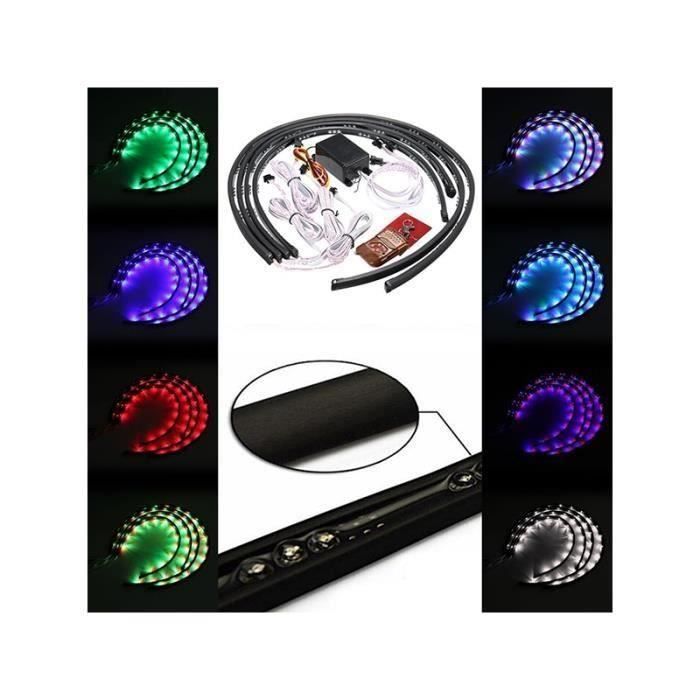 Bande LED Éclairage Bas de Voiture 7 Couleurs