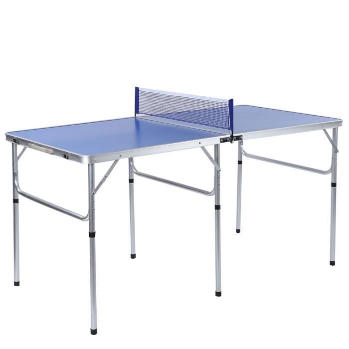 Cikonielf Accessoire de tennis de table Accessoire d'intérieur durable de ping-pong réglé avec la table pliable nette de tennis