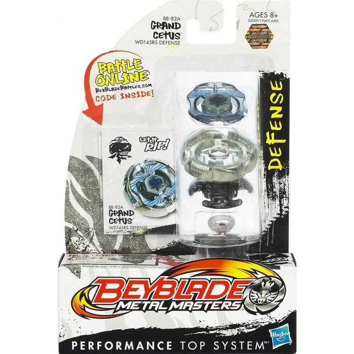 Toupie Beyblade Metal Masters Grand Cetus Et Son Lanceur Toupie Type Defense - Cdiscount Jeux 