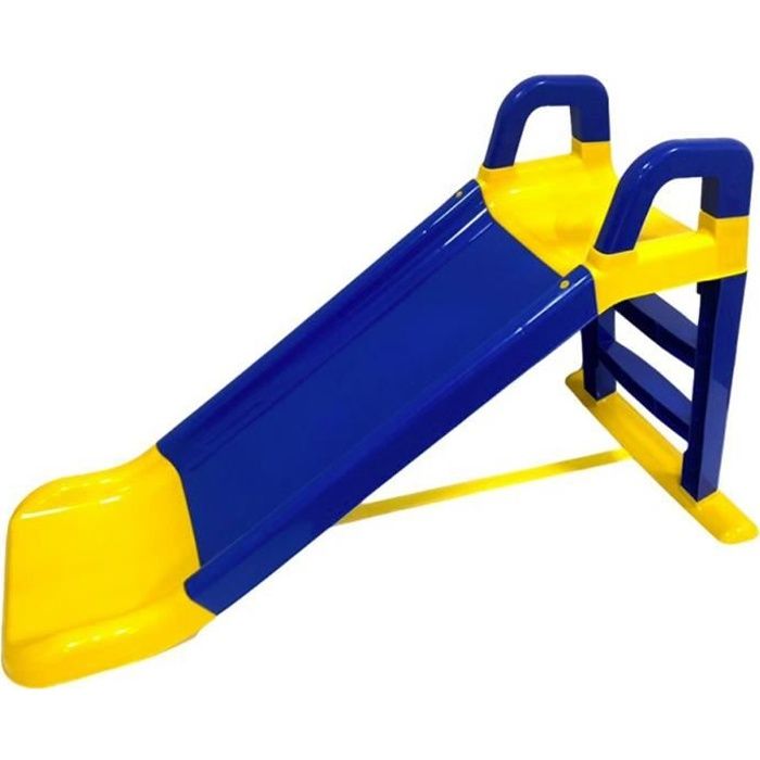 MELO Toboggan pliable glisse 140 cm enfants intérieur extérieur Bleu