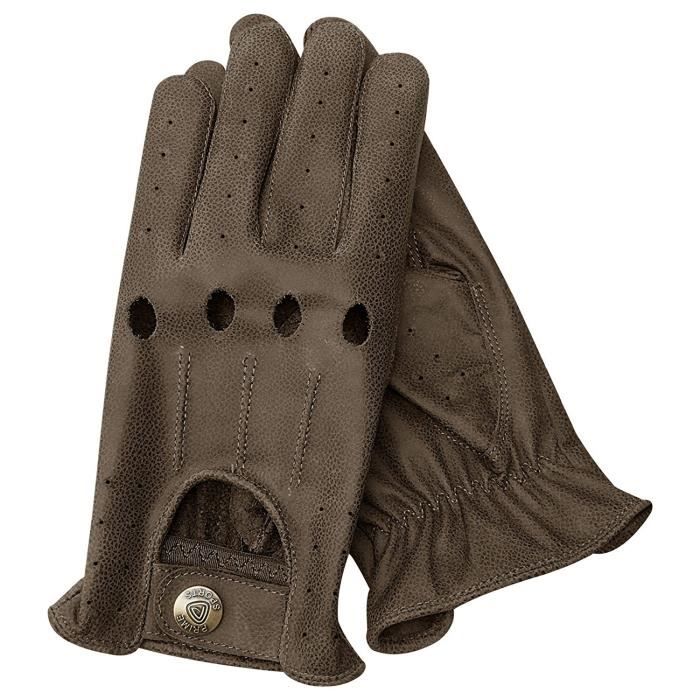 GANTS DE CONDUITE EN CUIR CACHEMIRE POUR HOMME