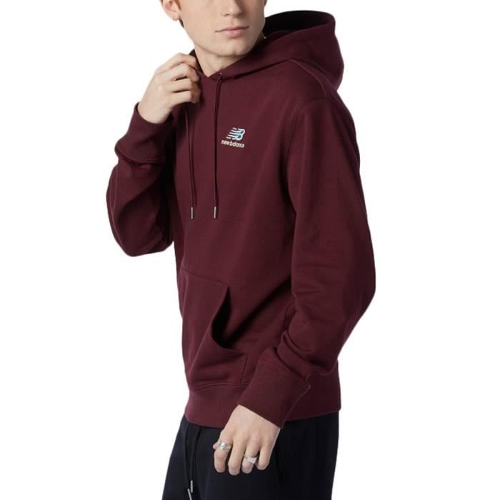 Sweat New Balance Essentiels Grenat Homme