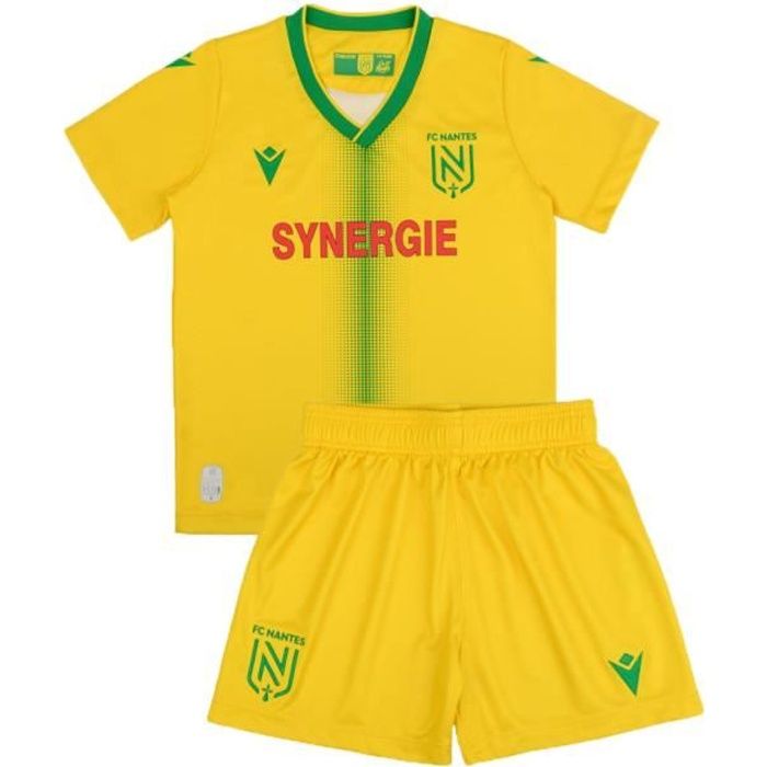 Maillot et short Macron Enfant domicile FC Nantes Officiel Football
