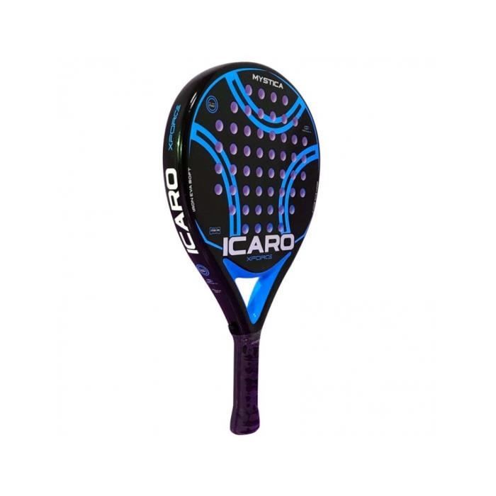 Mystica - Icaro X Force 2021 Blue - Raquette de padel intermédiaire d'entrée de gamme - Bleu