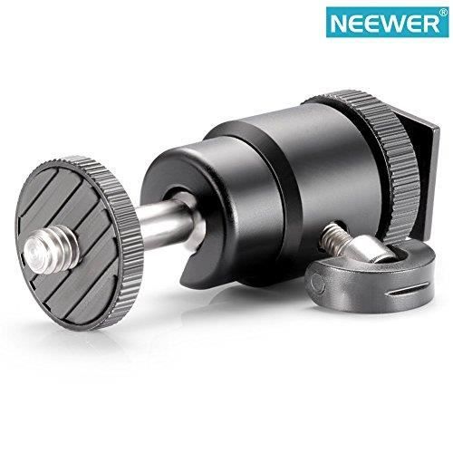 Neewer 2 Pièces 1-4-pouce Vis Mini Tête rotule de Trépied Adaptateur de Sabot pour HTC Vive VR, Station de Base, LED Lumière Torche,