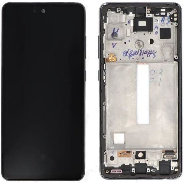 Ecran LCD Complet Noir Pour Samsung Galaxy A52S 5G (A528B) Avec Chassis