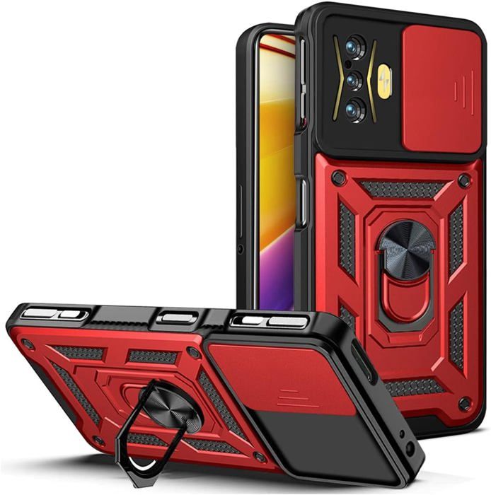 Cover Per Xiaomi Poco F4 GT 5G | Custodia Ultra Sottile Trasparente Con Bumper In TPU | Doppio Strato PC + TPU Antiurto | Bianca