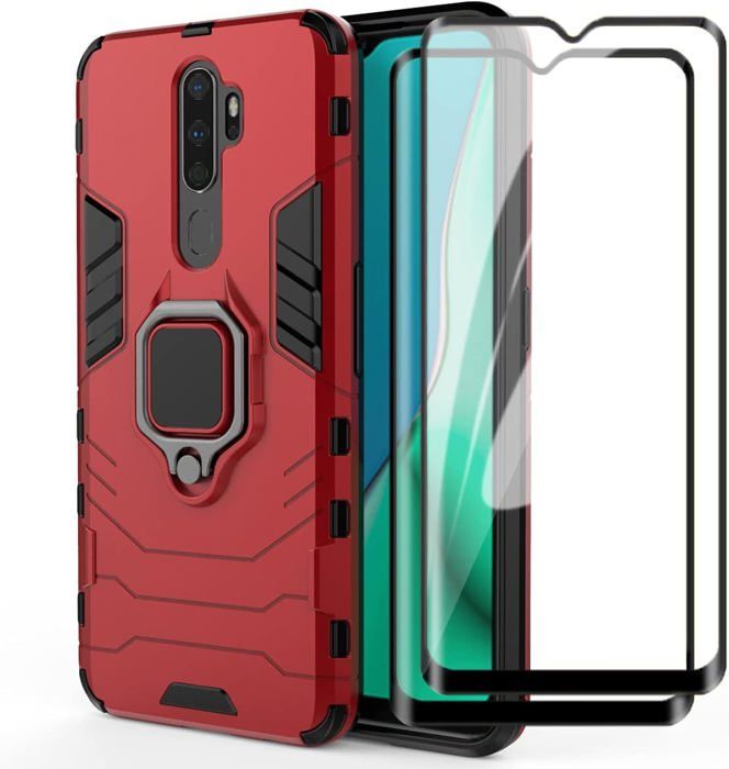 Coque avec cordon tour de cou rose et 2 verres trempés 2.5D pour Samsung Galaxy A33 5G