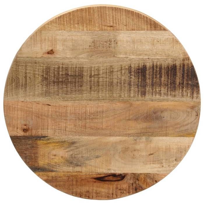 vidaXL Dessus de Table Dessus de Table de Remplacement Dessus de Rechange Salle à Manger Ø 40x15 cm Rond Bois Massif de 370000