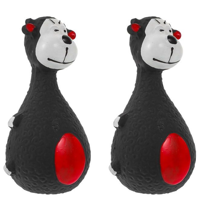 Meilleurs prix pour Lot de 2 jouets couineurs pour chiots jouet à mâcher pour chien moulage dâne jouet à mâcher pour chiot