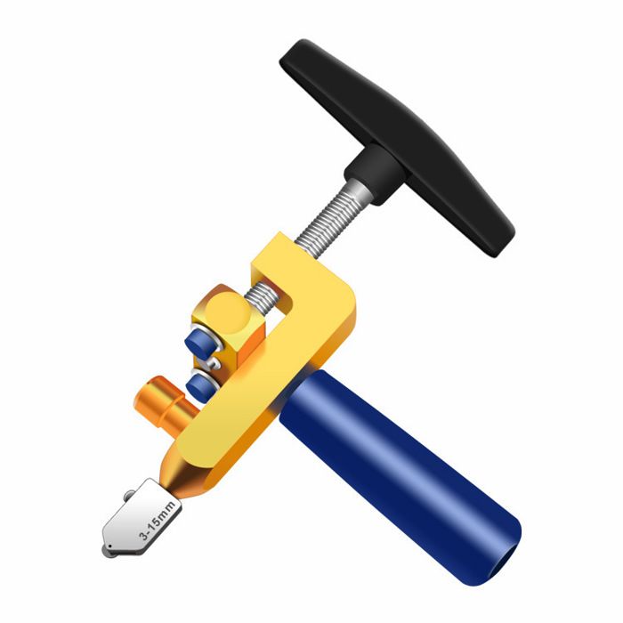 LEONTOOL Pince Brise-Verre 6 Pouces Avec Embouts Caoutchouc - Outil Vitrail Mosaïque Et Porte-Clés