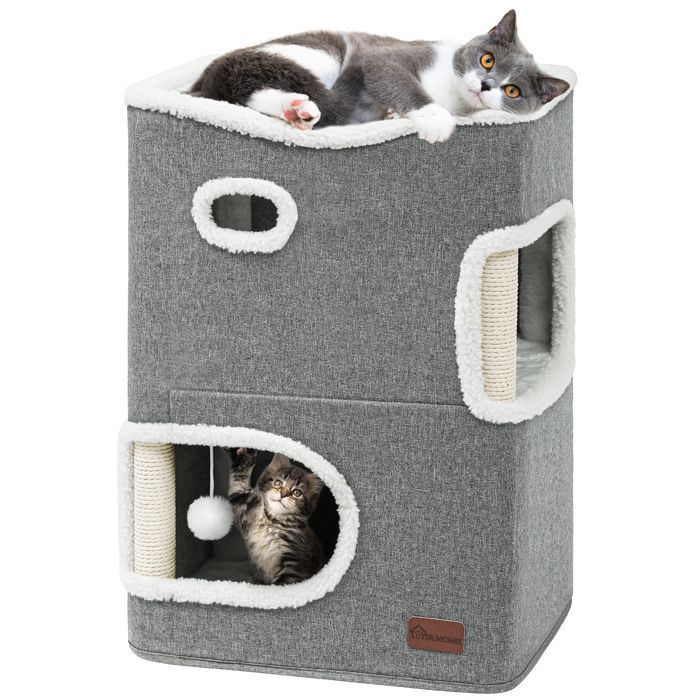 YITAHOME Arbre à Chat Maison pour Chat - Niche Cabane