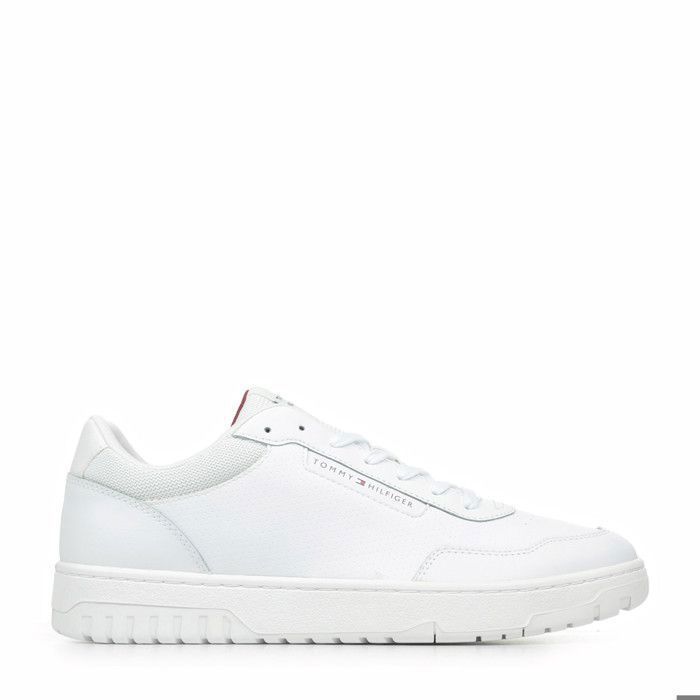 417 Tommy Hilfiger Th Basket Core Lth Pinperf Baskets homme