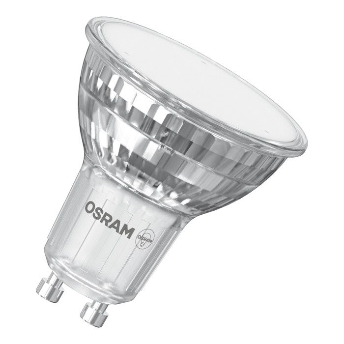 OSRAM Spot LED Star PAR16 5 6 W 865 6 500 K lumière du jour GU10 120 ° 620 lm design entièrement en verre OSRAM Spot LED Star PAR16 5 6 W 865 6 500 K lumière du jour GU10 120 ° 620 lm design entièrement en verre
