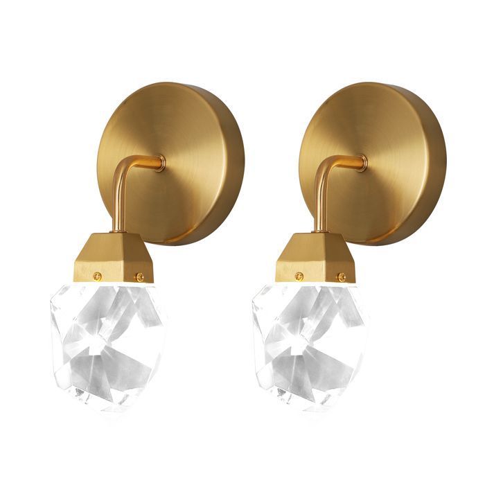 Applique Murale en Verre Design Moderne — Lampe de Chevet G9 avec Interrupteur pour Chambre à Coucher
