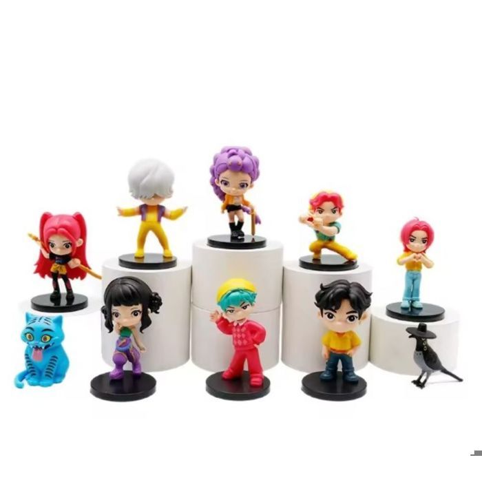 Lot De 8 Figurines Articulées Le Seigneur Des Anneaux - ToyBiz 2003 - Occasion