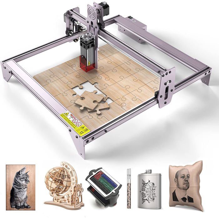 Machine à graver laser ATOMSTACK A5 Pro 40W découpeuse CNC pour bois et métal