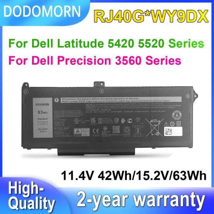 AKKEE 63Wh RJ40G Laptop Akku für Dell Latitude 14 5420 Latitude 15 5520 Precision 15 3560 Series 075X16 01K2CF WY9DX 005R42 0WK3F1 0M3KCN AKKEE 63Wh RJ40G Laptop Akku für Dell Latitude 14 5420 Latitude 15 5520 Precision 15 3560 Series 075X16 01K2CF WY9DX 005R42 0WK3F1 0M3KCN