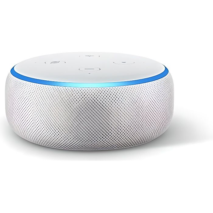 Echo Dot (3ème génération), Enceinte connectée avec Alexa, Tissu sable  C78MP8 - Cdiscount TV Son Photo