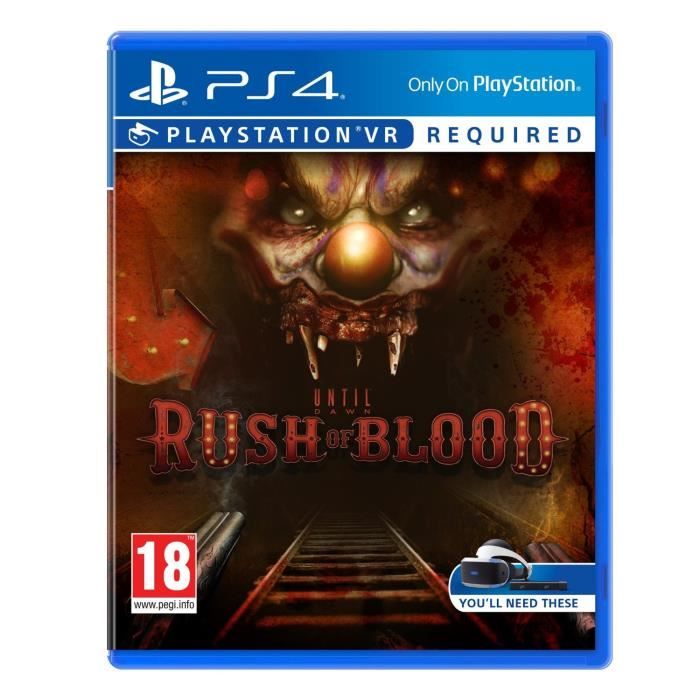 Until Dawn Rush of Blood Playstation VR : Playstation 4 ML