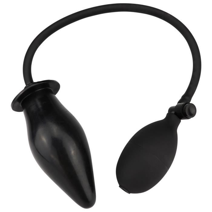 Plug Anal XXL TRIBALL – Dilatateur 24 Cm X 9 Cm – Noir Vinyle – Sextoy Unisexe Neuf