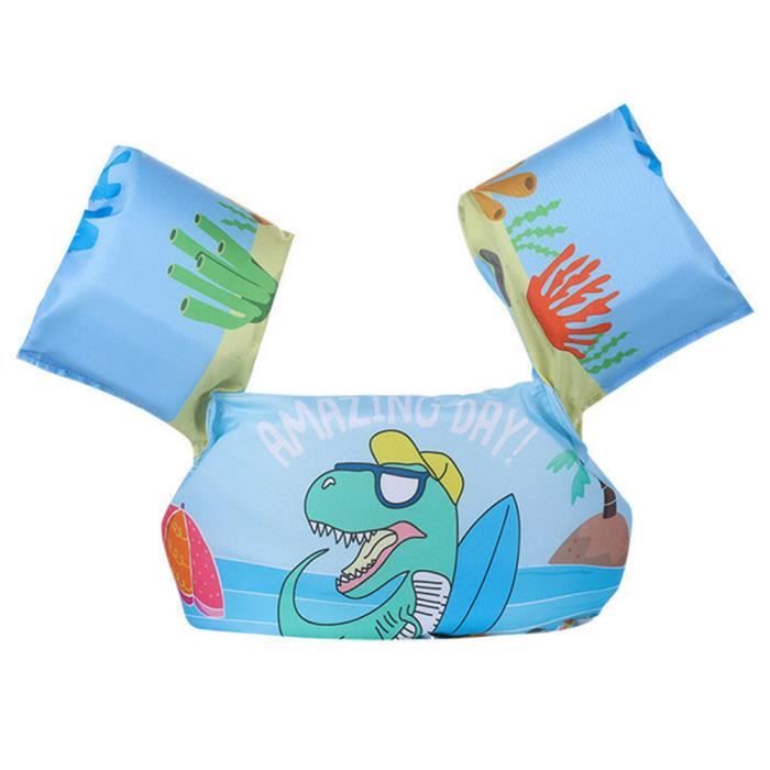 Gilet De Sauvetage Gonflable Bébé - Aide à La Natation 56x46cm - École De Natation Enfant 80-120cm
