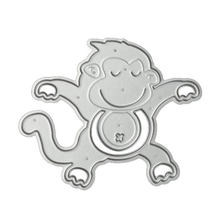 Fustella Metallica Per Scrapbooking E Biglietti, Sagoma Natale 81x100 Mm, Matrice In Acciaio Per Embossing E Taglio Fai Da Te