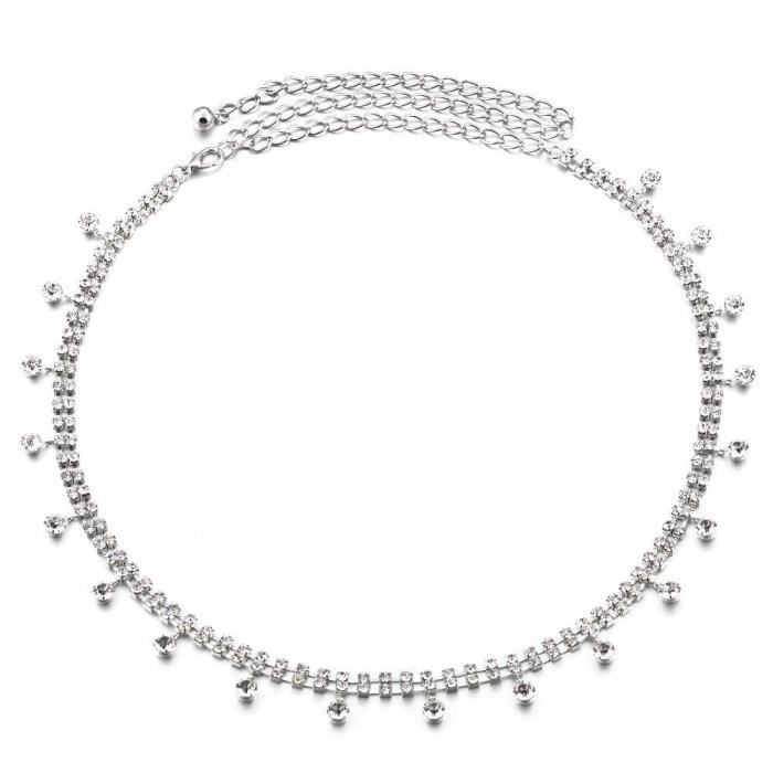 Ceinture de Strass, O-Ring Ceinture, Ceinture Scintillante à Strass