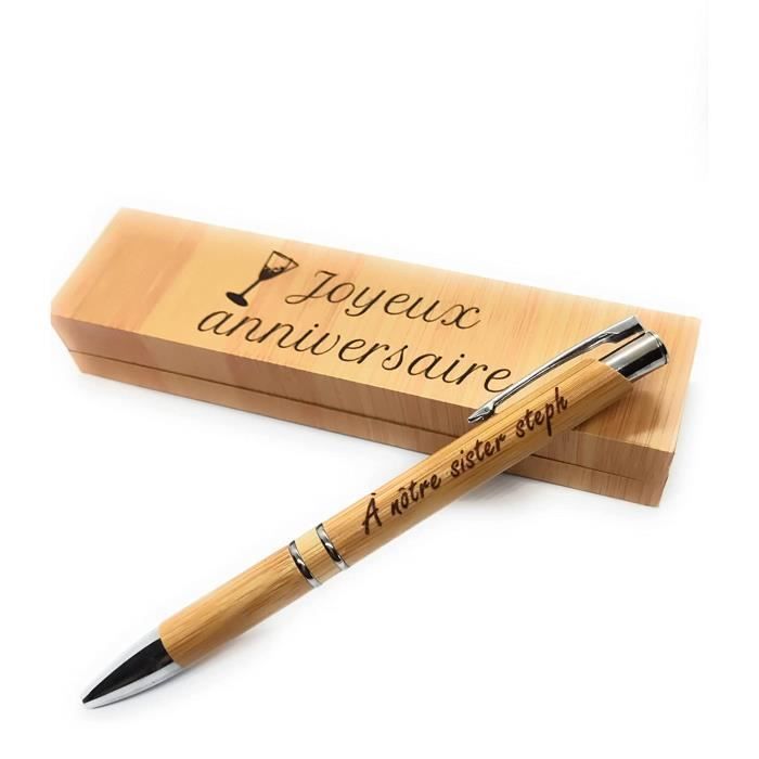 Stylo Personnalisé Avec Prénom - Modèle Rose - Marque Tendance Cadeau - Neuf