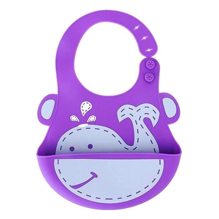 Bavoir Bebe Impermeables Plastique Souple Recuperateur Elastique Silicone Souples Echarpes Cdiscount Puericulture Eveil Bebe