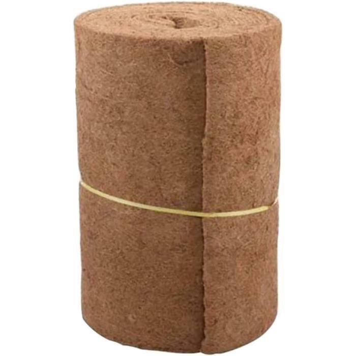 Rouleau à fibres de coco à fibres de noix de coco rouleau de tapis de coco pour jardin Paniers suspendus,tapis de tapis,creux muraux