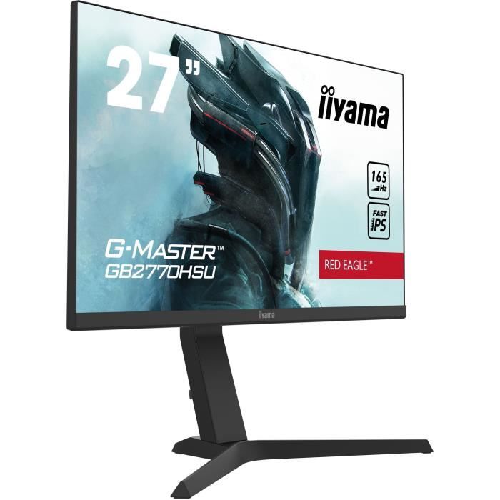 Écran Gaming Iiyama G-Master Red Eagle 24" - IPS 240Hz, 0.3ms, G-Sync Compatible - Parfait Pour Les Joueurs Compétitifs