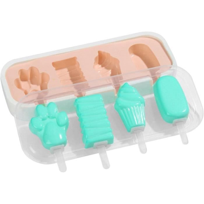 Moule,Moule à Crème Glacée En Silicone, 4-10 Trous, Pour Faire Des