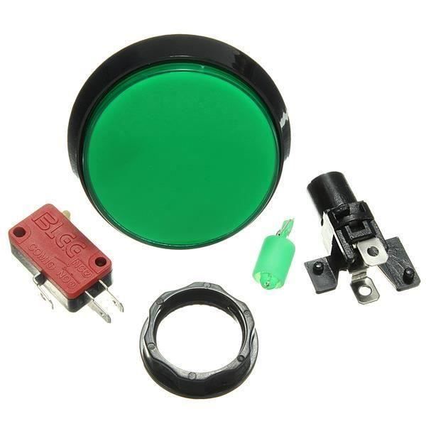 Boutons De Démarrage Arcade 1P Et 2P - Lot De 2, Avec Micro-interrupteur, Pour Borne DIY Ou Remplacement