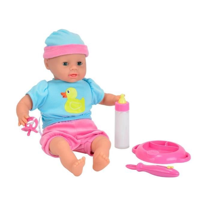 Simba - 105010964 - Poupée Enfant - Laura Poupon A Faim - Cuillère et Biberon Magique - 38 Cm